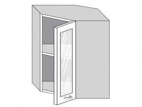 1.60.3у Шкаф настенный (h=720) угловой на 600мм со стекл. дверцей в Магнитогорске - magnitogorsk.magazinmebel.ru | фото