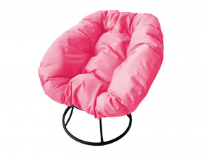 Кресло Пончик без ротанга розовая подушка в Магнитогорске - magnitogorsk.magazinmebel.ru | фото