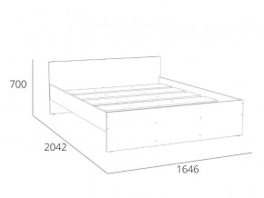 Кровать 1600 НМ 011.53 Симпл Белый Фасадный в Магнитогорске - magnitogorsk.magazinmebel.ru | фото - изображение 4