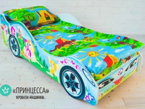 Кровать детская машинка Принцесса в Магнитогорске - magnitogorsk.magazinmebel.ru | фото