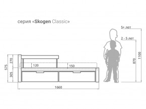 Кровать Svogen classic с ящиками и бортиком бежево-белый в Магнитогорске - magnitogorsk.magazinmebel.ru | фото - изображение 2