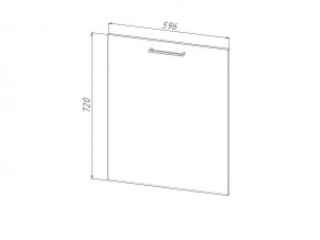 П 60 Комплект для посудомоечной машины 600 мм (цоколь + фасад) ЛДСП в Магнитогорске - magnitogorsk.magazinmebel.ru | фото